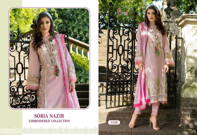 Sobia Nazir By Shree Cotton Pakistani Suits Catalog
